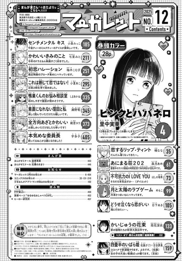 Margaret 12 (2025) - PINK & HABANERO