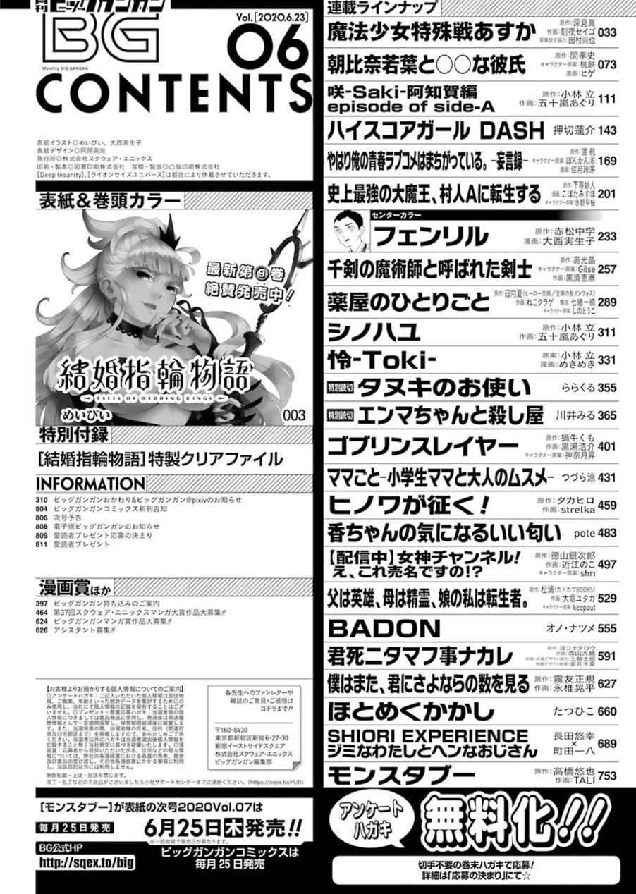 Monthly Big Gangan #6 2020