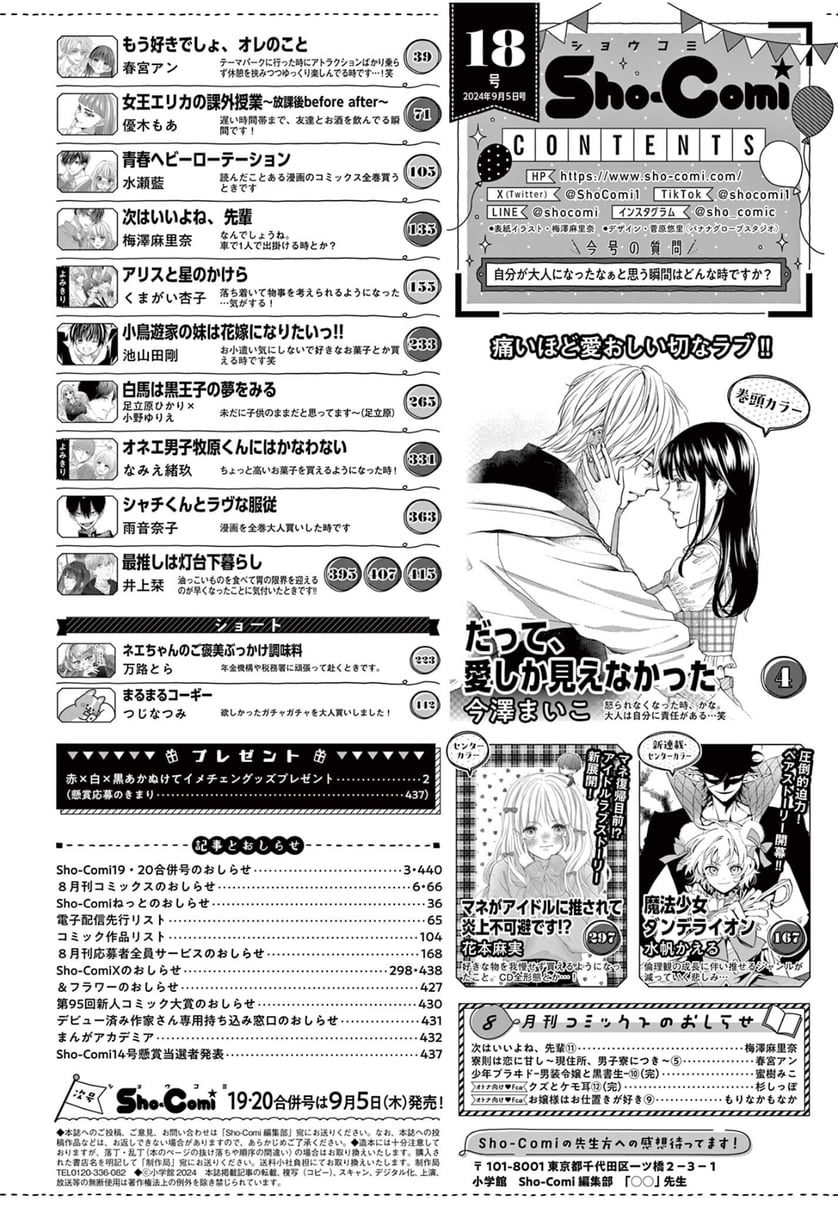 Sho-Comi 18 (2024) - SEVENTEEN AGAIN