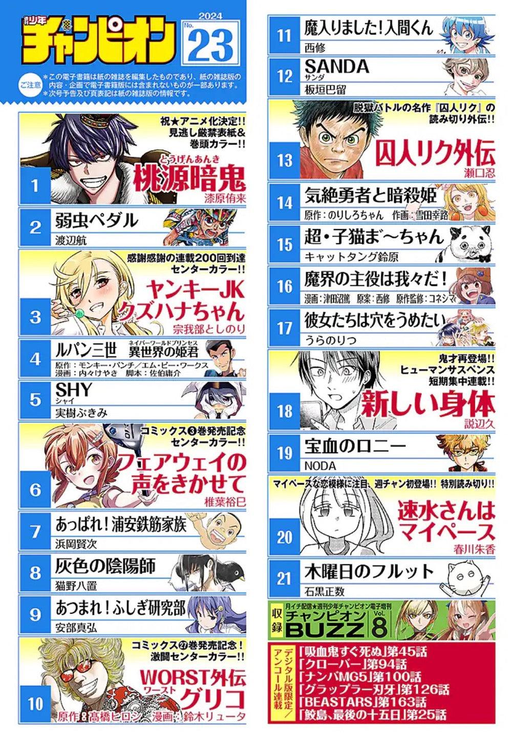 Weekly Shonen Champion 23 (2024) - TOUGEN ANKI
