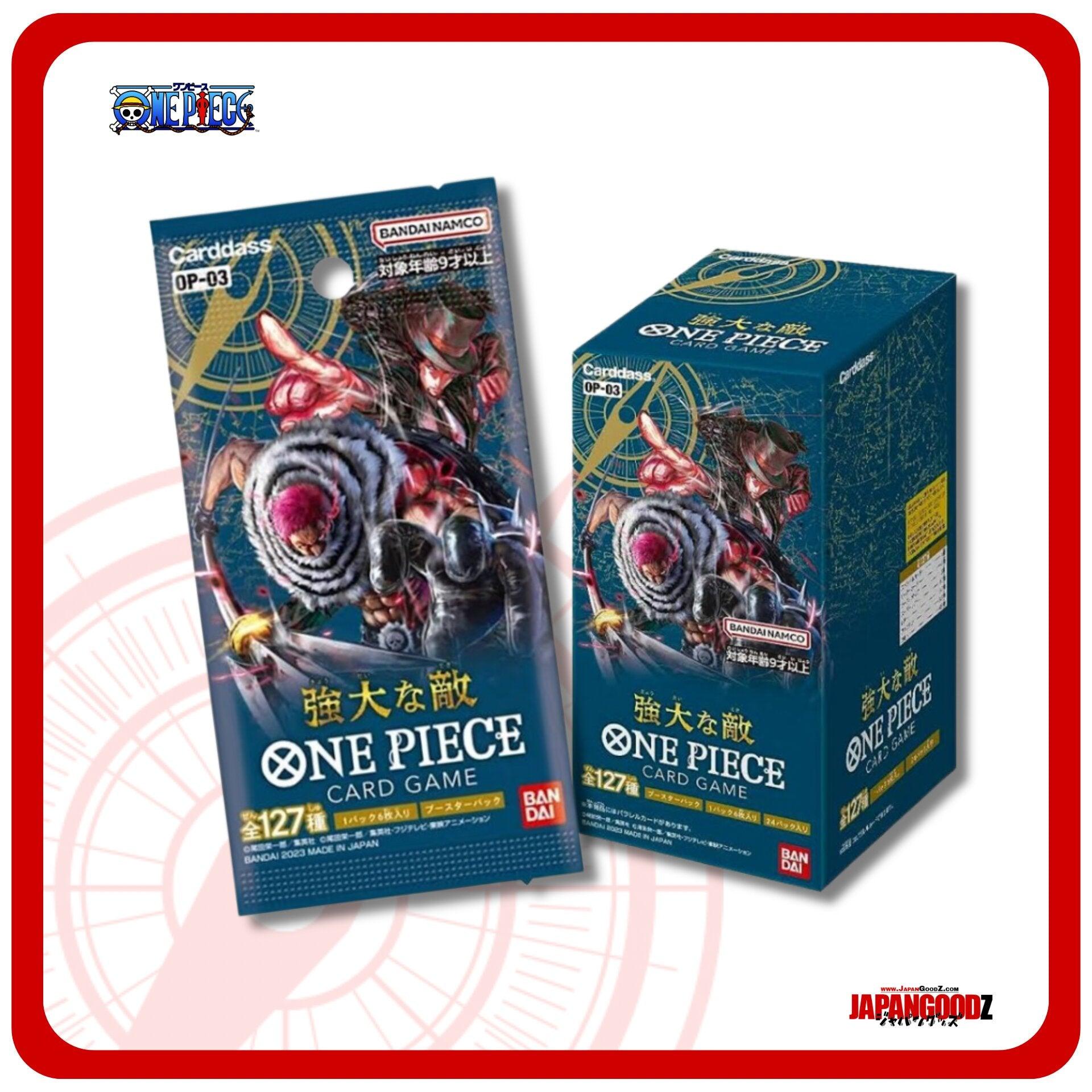 One Piece Card Game OP-03 | MIGHTY ENEMIES JapanGoodz One Piece Card Game OP-03 | MIGHTY ENEMIES JapanGoodz