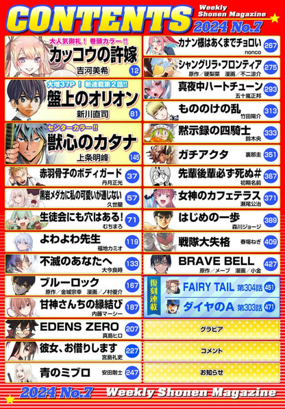 Weekly Shonen Magazine #7 2024