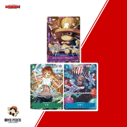 ONE PIECE - Support Trio Promo Pack (3 Cards)